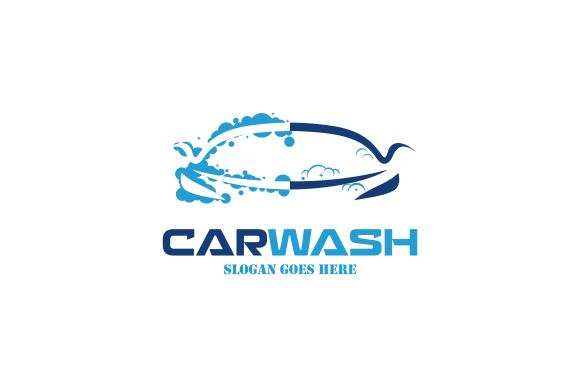 Download Flat Car Wash Logo Background. Best Logo - Logo Collection