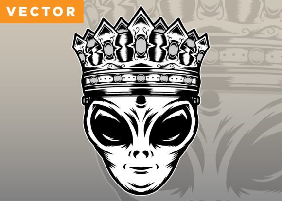 Download King Alien Illustration - Alien Collection