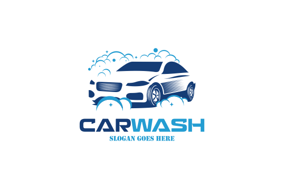 Download Flat Car Wash Logo Background. Best Logo - Logo Collection