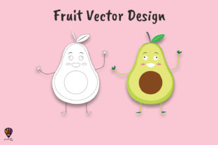 Download Cartoon Avocado Vector Illustration - Avocado vector Collection