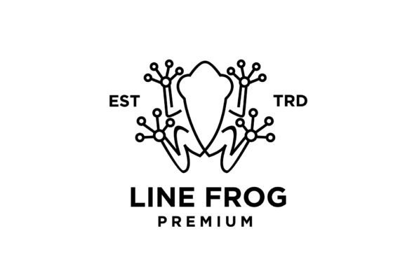 Download Line Frog Vector Logo Design - Logo Collection