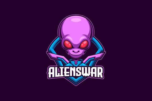 Download Alien War Mascot Game E-sport Logo - Logo Collection
