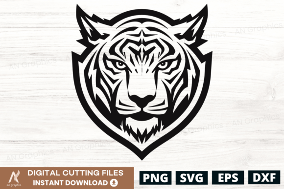 Download Tiger Logo SVG - Design No 9 - Logo Collection
