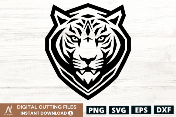 Download Tiger Logo SVG - Design No 5 - Logo Collection