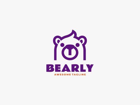 Download Bear Line Art Logo - Logo Collection