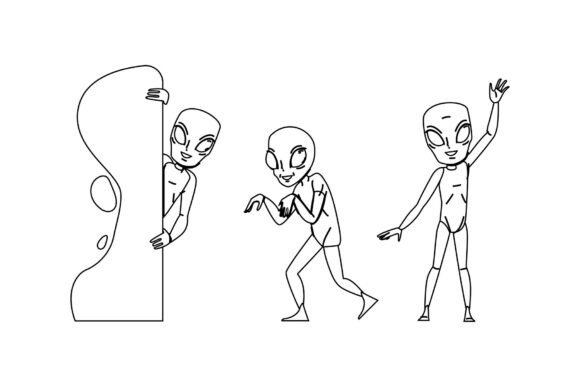 Download Space Alien Vector - Alien Collection