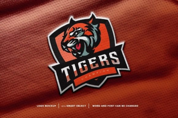 Download Orange Tiger Logo with Text Editable - Logo Collection