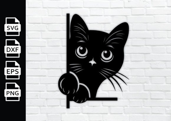 Download Peeking Cat SVG Cut Files DXF, PNG - Cat svg Collection