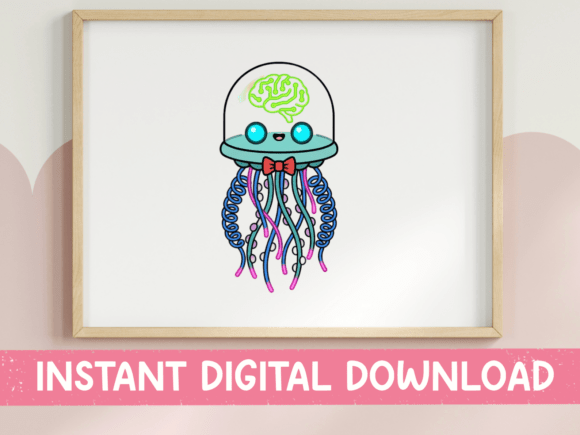 Download Cute Alien Brain Jellyfish - Alien Collection