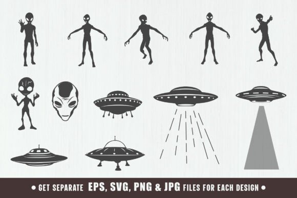Download Alien Svg, Alien Spaceship Svg - Alien Collection