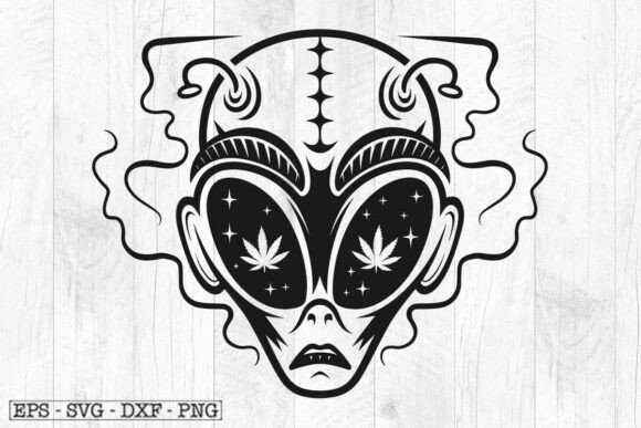Download Weed High Alien Svg File , Alien Svg - Alien Collection