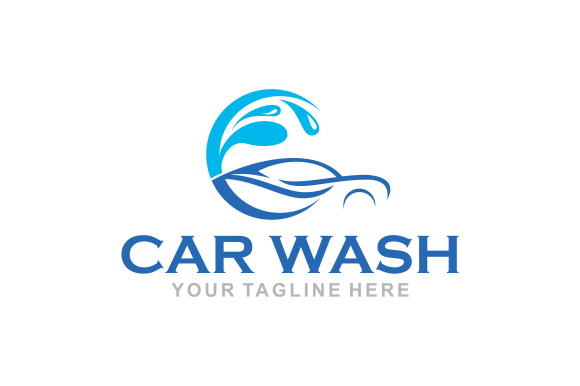 Download Flat Car Wash Logo Background. Best Logo - Logo Collection