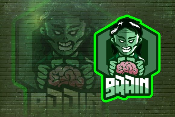 Download Brain E-Sport Logo Graphic - Logo Collection