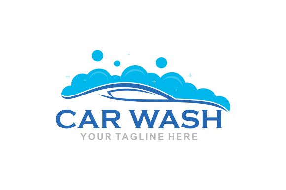 Download Flat Car Wash Logo Background. Best Logo - Logo Collection