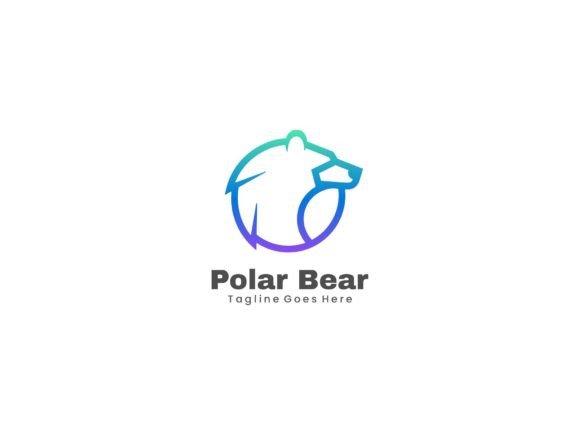 Download Polar Bear Line Art Logo - Logo Collection